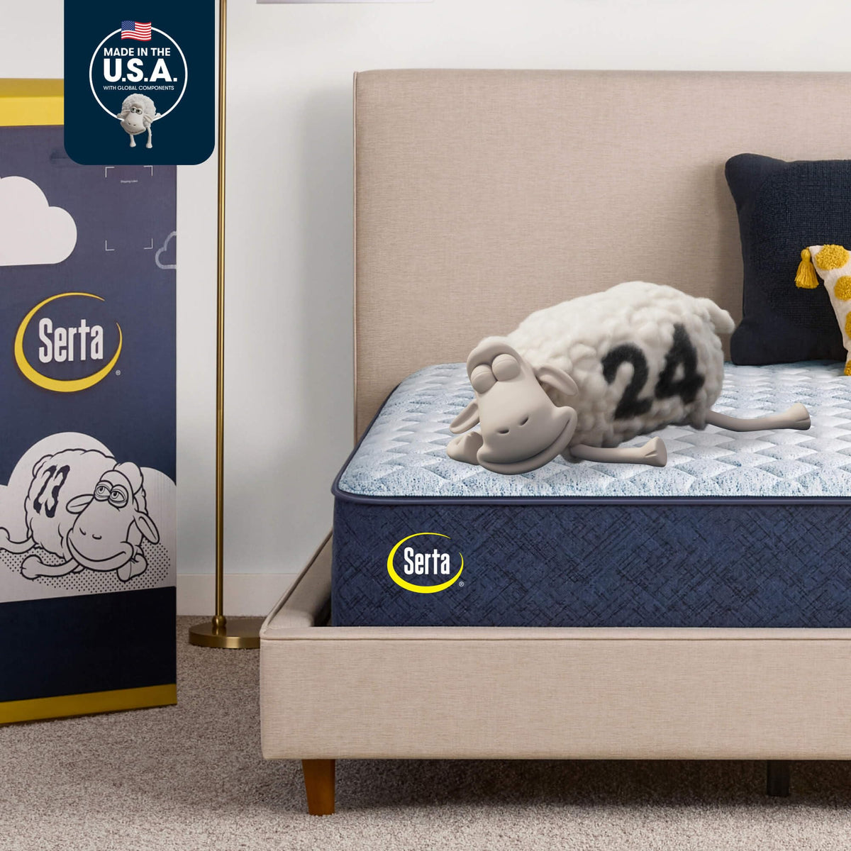 Serta Sleeptrue Firm 12" Queen Memory Foam Mattress in a Box