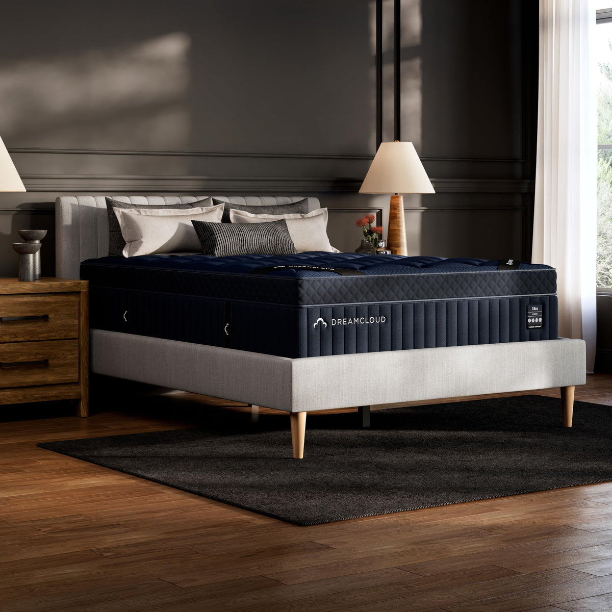 DreamCloud Classic 12" Queen Mattress, Hybrid Memory Foam, Firm Feel