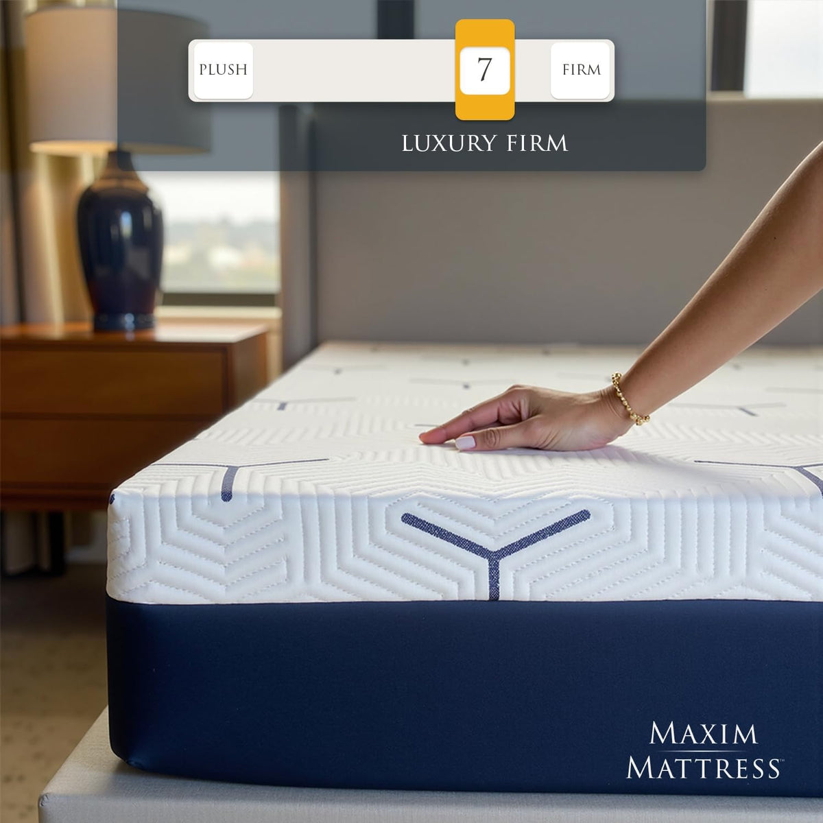 Newport Cooling 10" Luxury Gel & Memory Foam Mattress- Arctic Breeze Cooling Fabric,PermaCold Gel, SmartFoamHD, CertiPUR-US Certified, Made in USA, Plush/Firm (Queen, Plush)