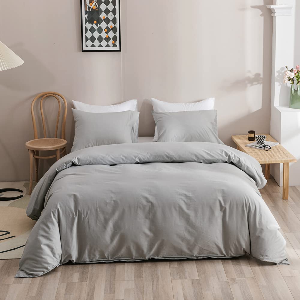 KAREVER White Fluffy Comforter Set Cal King Women Soft Durable Beddig Comforter Set MenLightweight Breathable California King