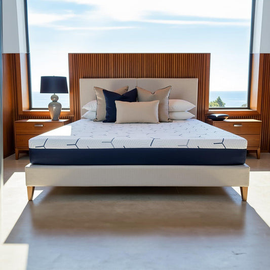 Newport Cooling 10" Luxury Gel & Memory Foam Mattress- Arctic Breeze Cooling Fabric,PermaCold Gel, SmartFoamHD, CertiPUR-US Certified, Made in USA, Plush/Firm (Queen, Plush)