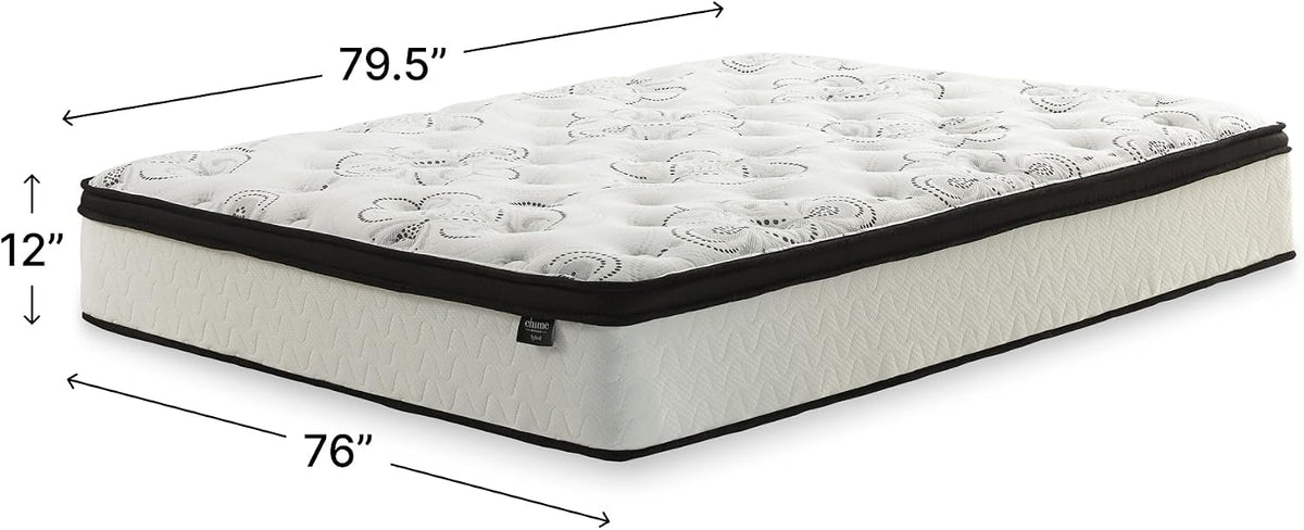 Signature Design by Ashley 12 Inch Hybrid King Mattress in a Box