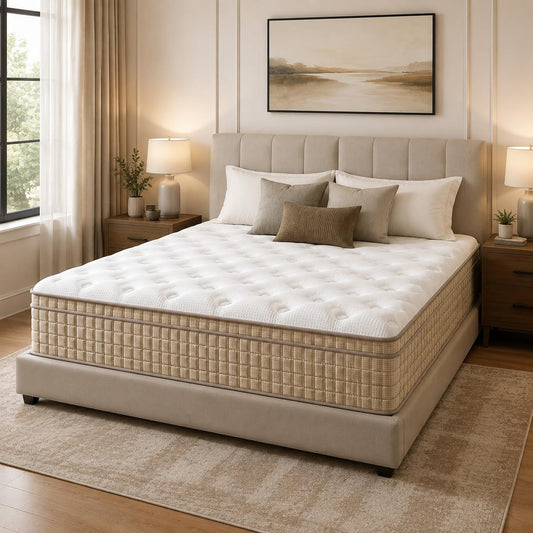 Queen Size Mattress, 14 Inch Queen Mattress Medium Firm Hybrid Memory Foam