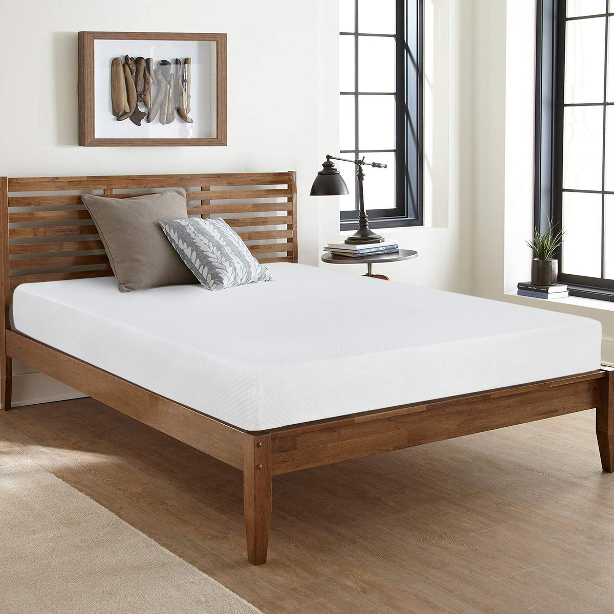 FDW | 6 Inch Twin Mattress | Medium Firm | Gel Memory Foam | White