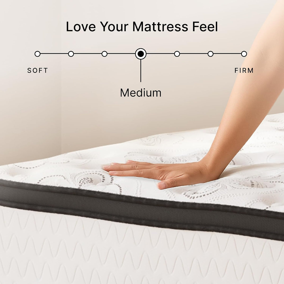 Signature Design by Ashley 12 Inch Hybrid King Mattress in a Box