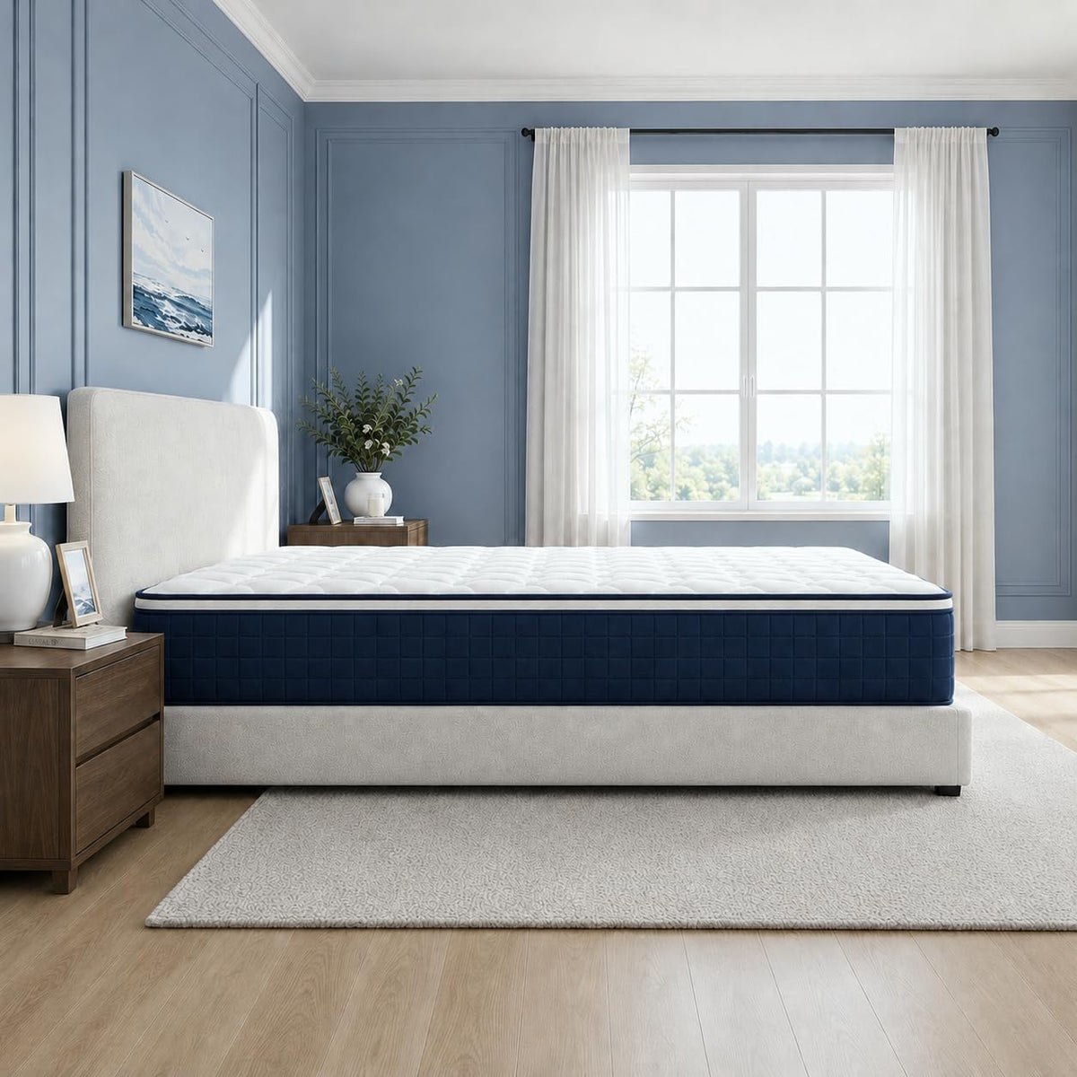 Full Size 12 Inch Mattress in a Box, Medium Plush Gel Memory Foam & Individually Pocket Springs for Motion Isolation & Pressure Relief