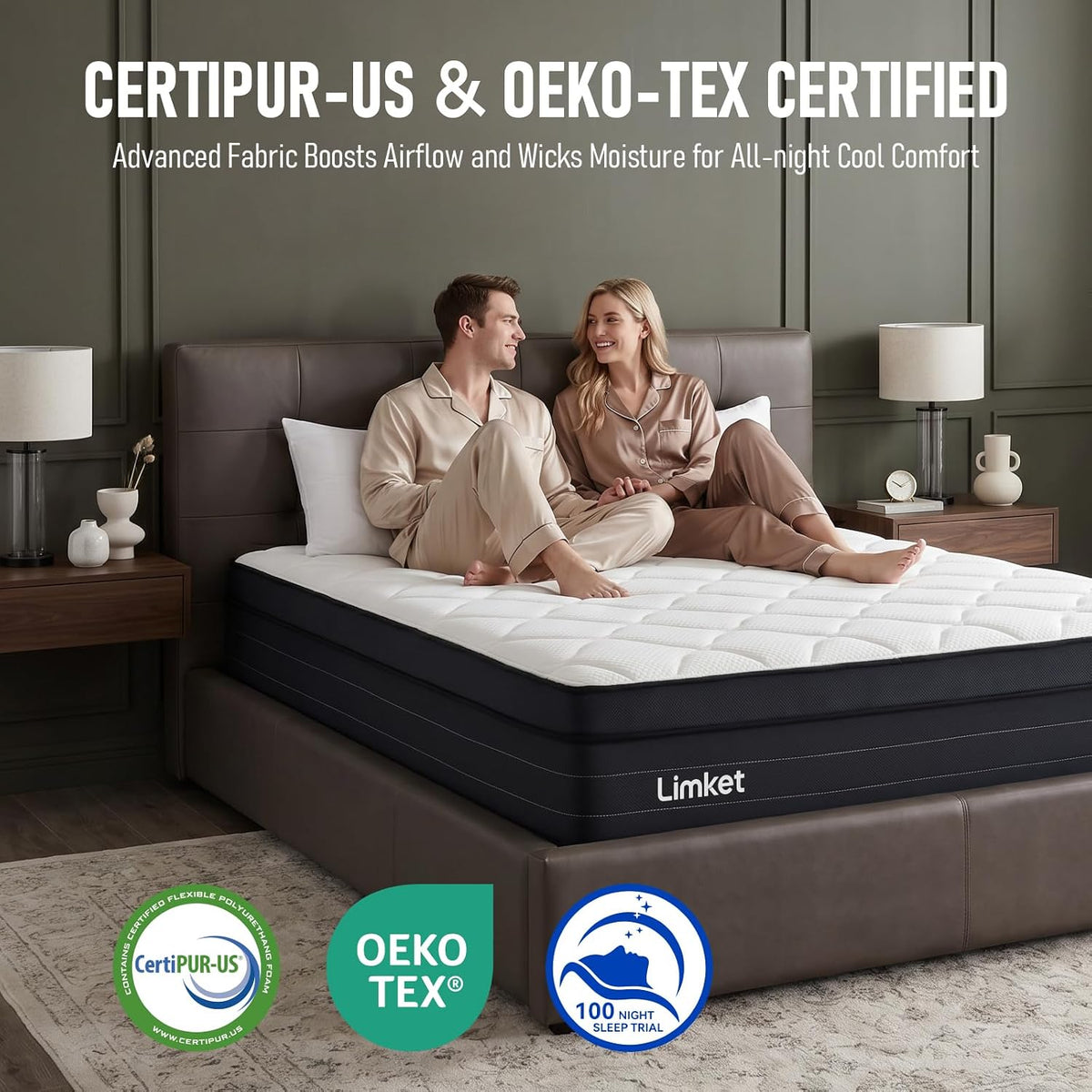 Queen Mattress,12 inch Hybrid Colchone Mattress Size in a Box