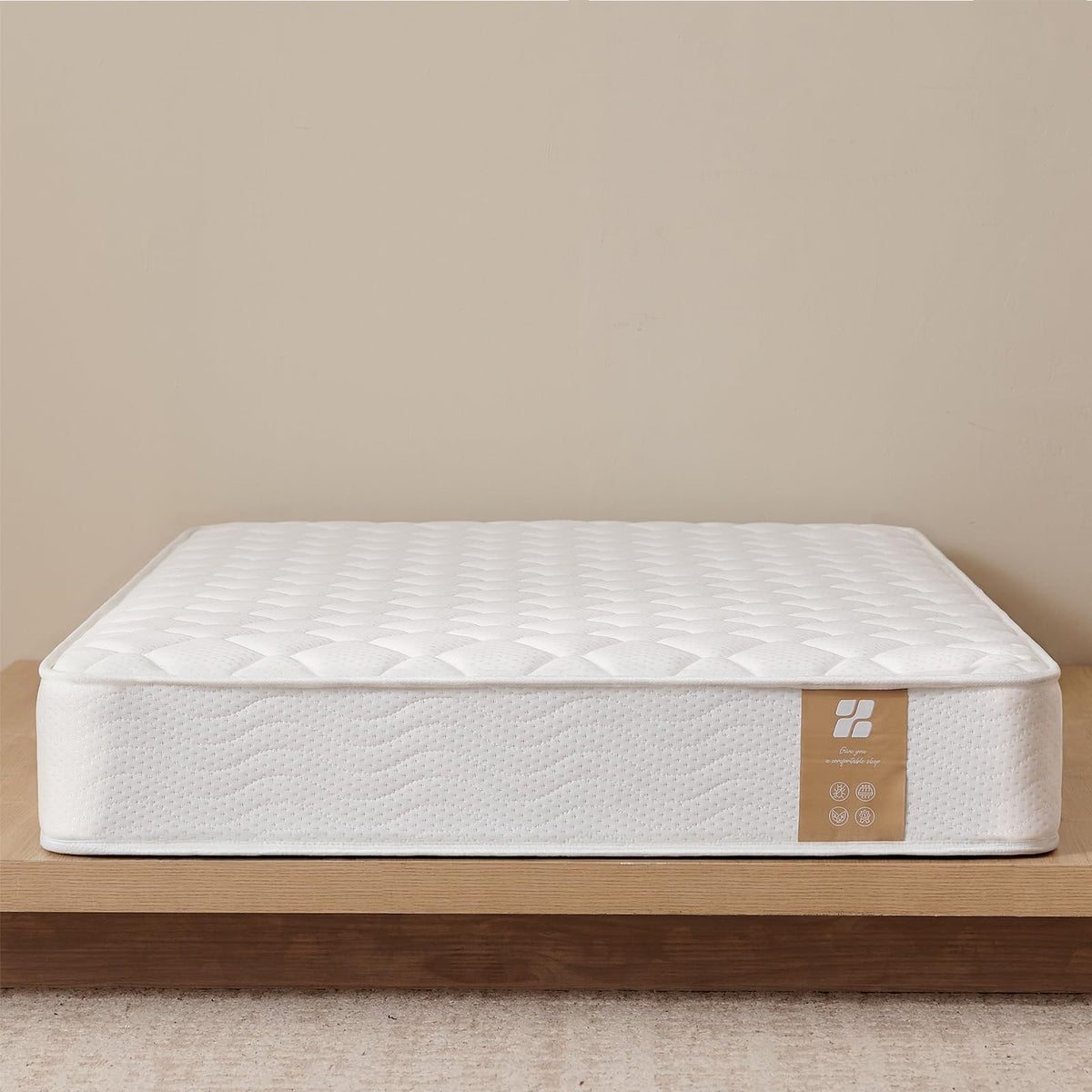 Profus 14 Inch Twin Mattress, Hybrid Memory Foam Mattress with Medium Firm for Pressure Relief, Motion Isolation Twin Size Mattress, CertiPUR-US Certified, 100% Fiberglass Free, Mattress in a Box