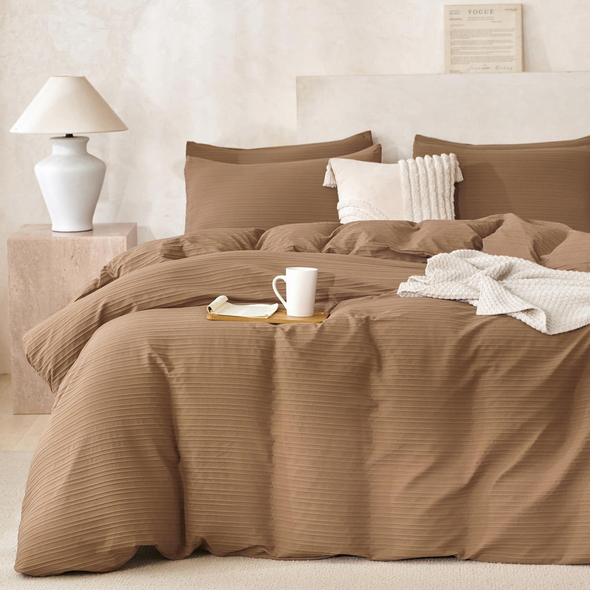 Black Grid Comforter Set Queen Soft Luxury Washed Microfiber 3 Pieces Bedding Set, White Grey Grid Pattern Comforter with 2 Pillowcases Breathable Durable Comfy