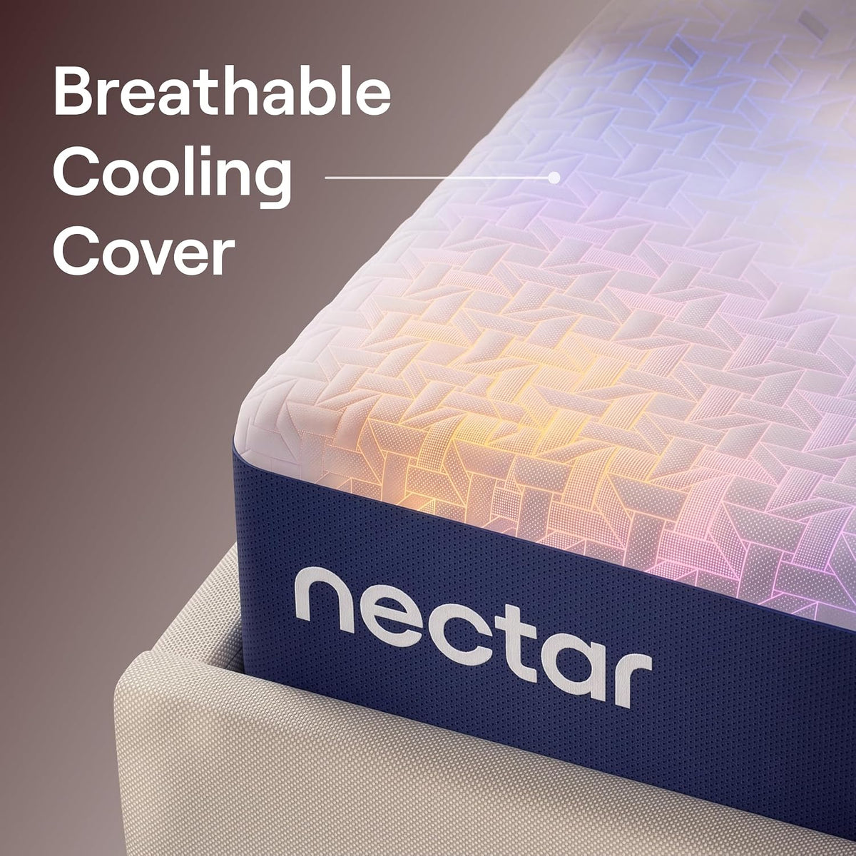 Nectar Luxe 14” Memory Foam Mattress, Queen, Medium Feel, 1-Year Trial