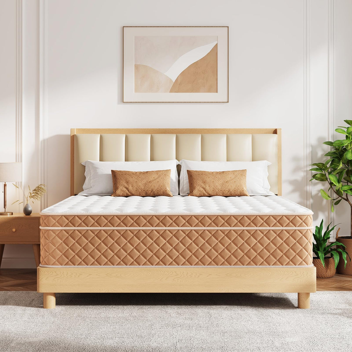 12 Inch Full Size Mattress, Hybrid Bed Mattress in a Box, 75" x 54"