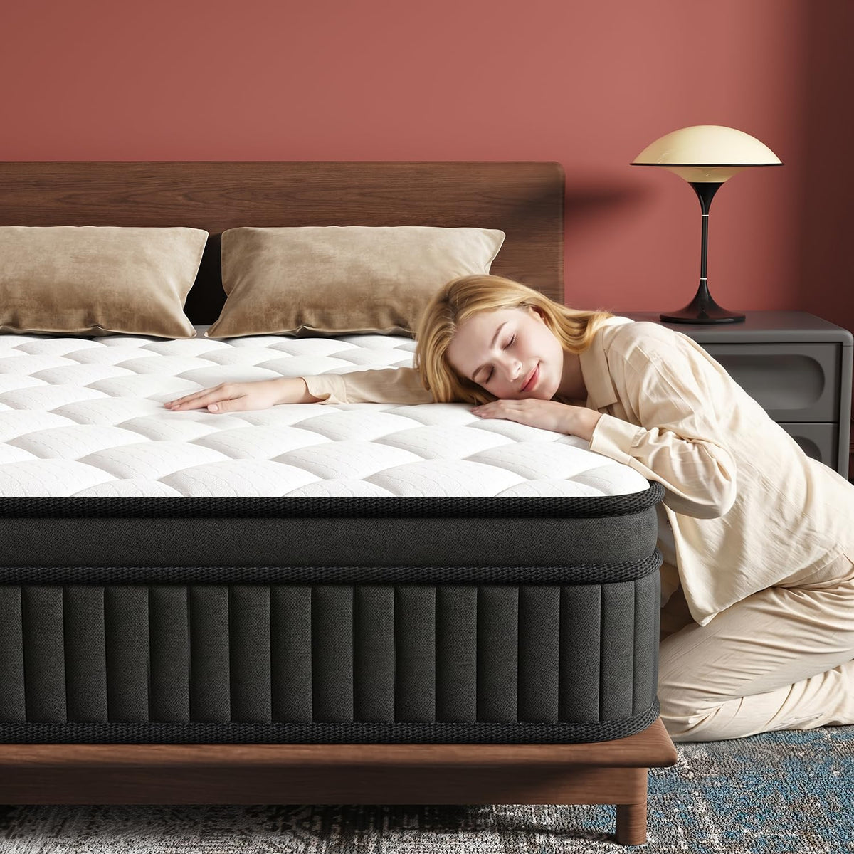 Full Size Mattress，12 Inch Hybrid Full Mattress in a Box