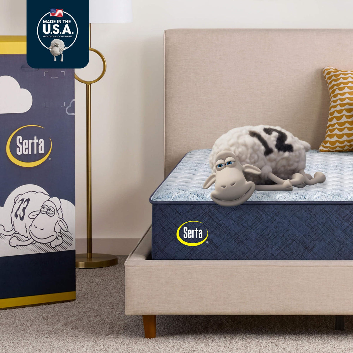 Serta Sleeptrue Firm 12" Queen Memory Foam Mattress in a Box
