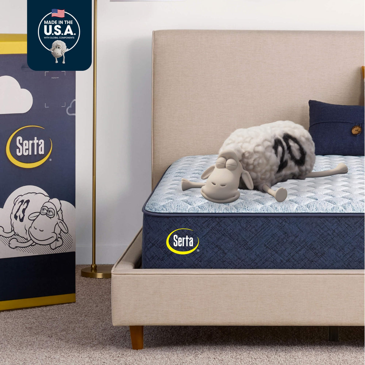 Serta Sleeptrue Firm 12" Queen Memory Foam Mattress in a Box