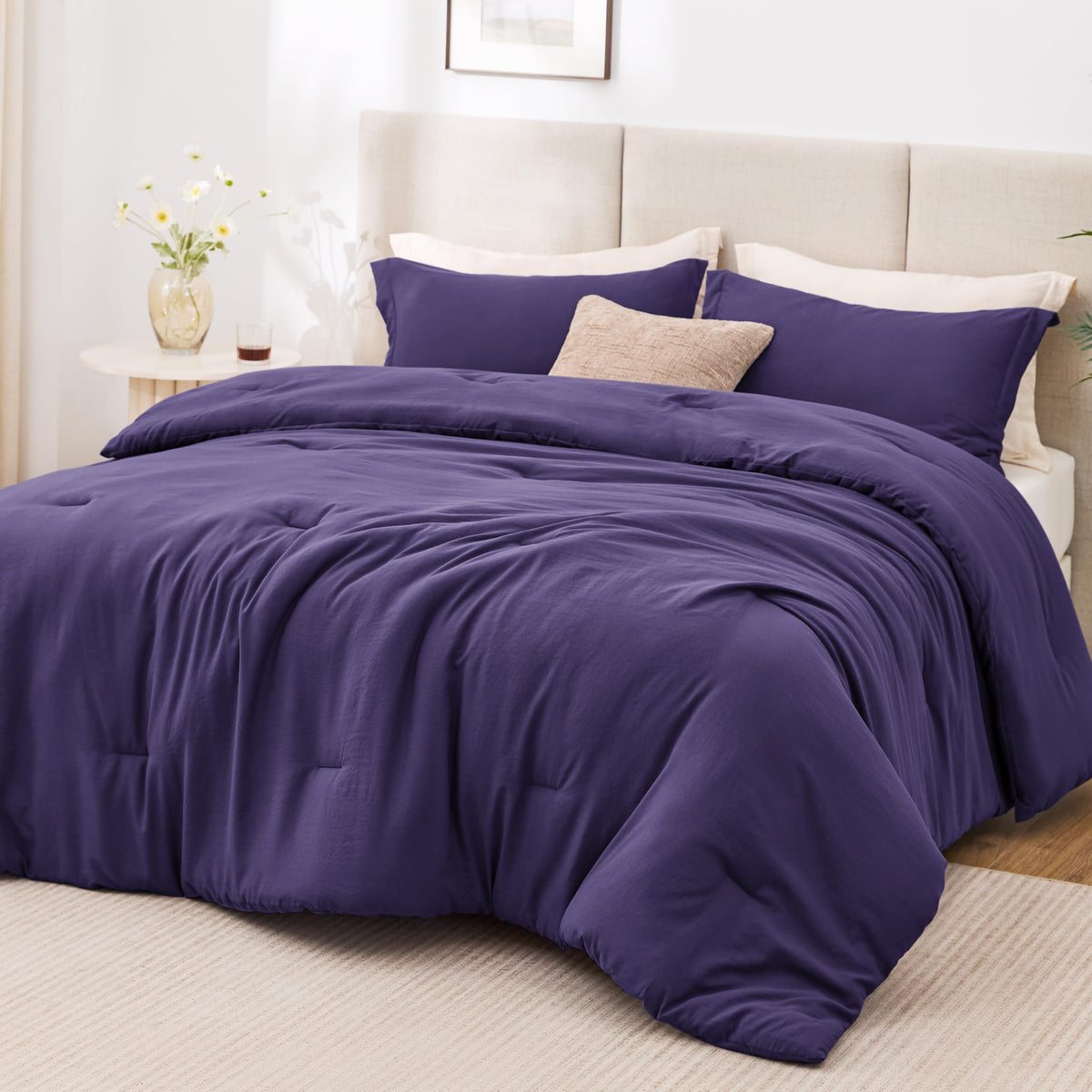Love's cabin Beige Twin/Twin XL Comforter Set, 2-Piece Prewashed Bed Set