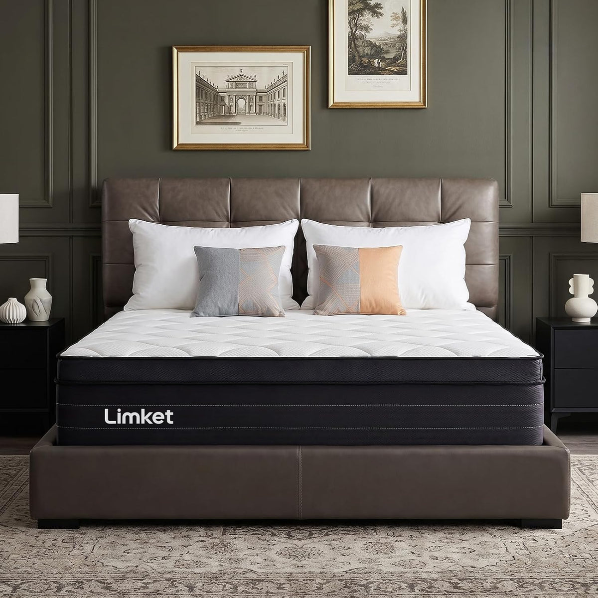 Queen Mattress,12 inch Hybrid Colchone Mattress Size in a Box