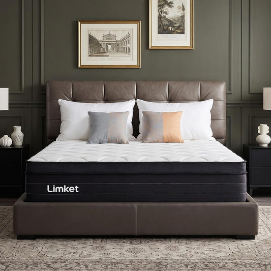Queen Mattress,12 inch Hybrid Colchone Mattress Size in a Box