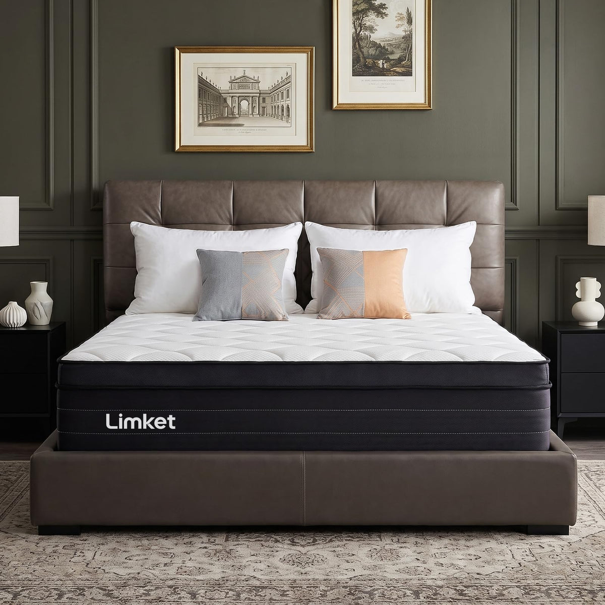 Queen Mattress,12 inch Hybrid Colchone Mattress Size in a Box