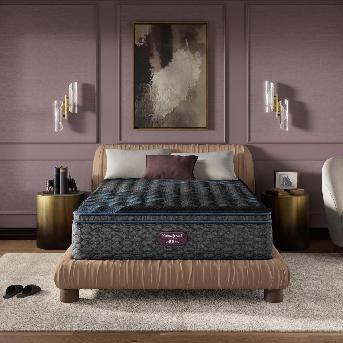 Beautyrest World Class Level Four Plush 15.25" King Mattress
