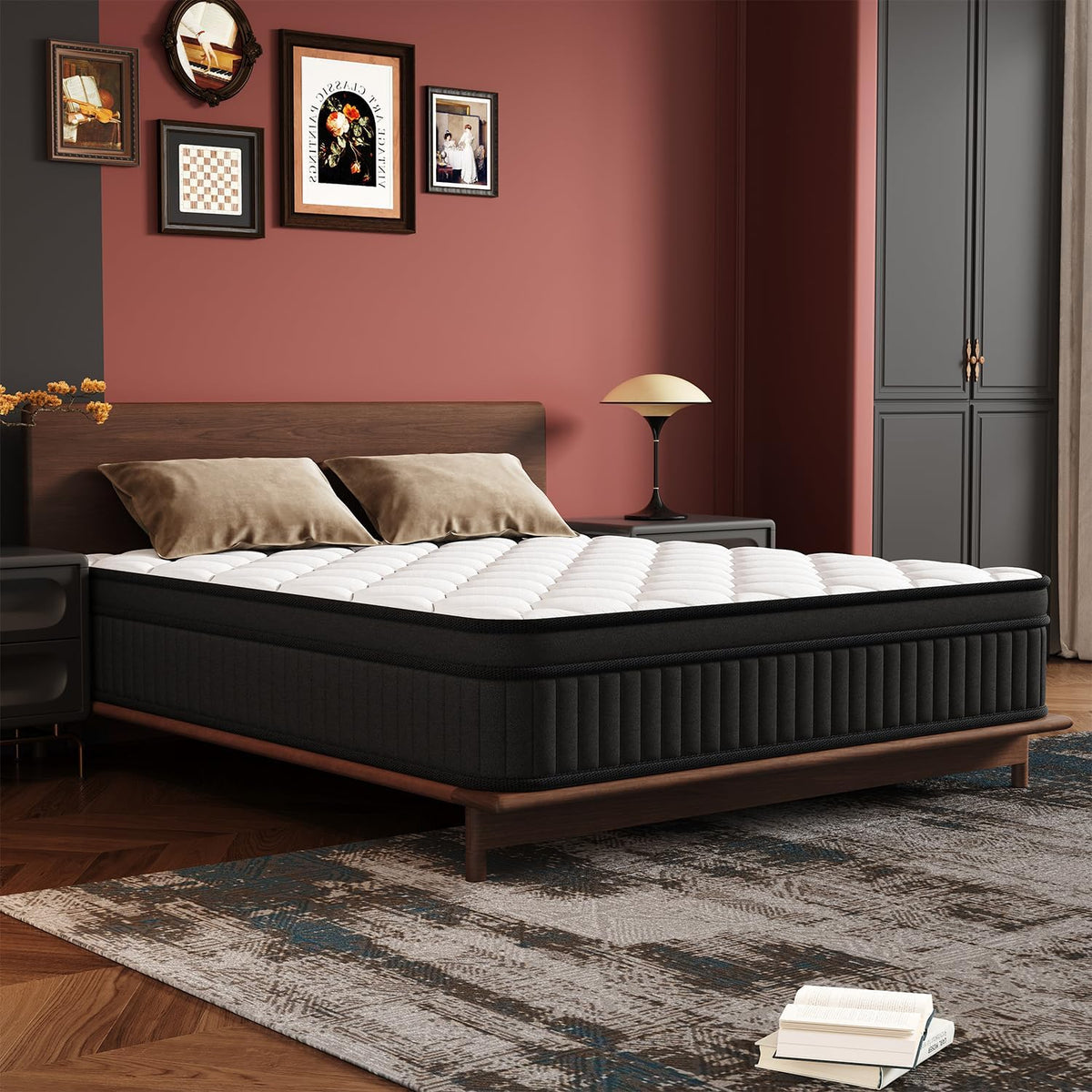 Full Size Mattress，12 Inch Hybrid Full Mattress in a Box