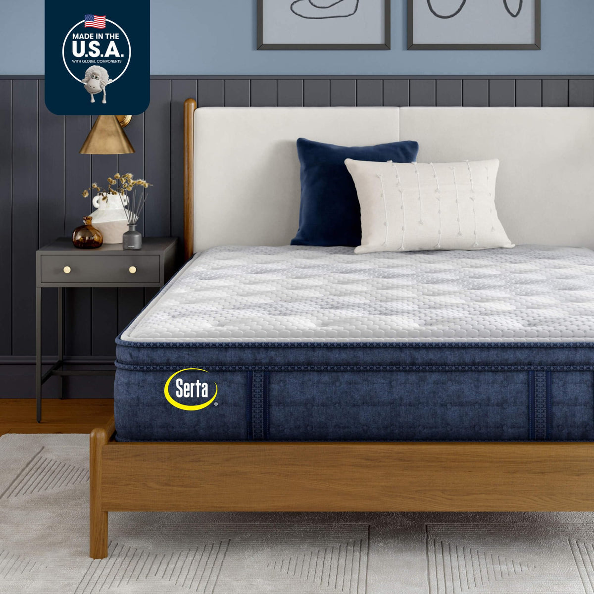 Serta iComfortPro - Buckingham 16" Plush Pillow Top King Foam Mattress