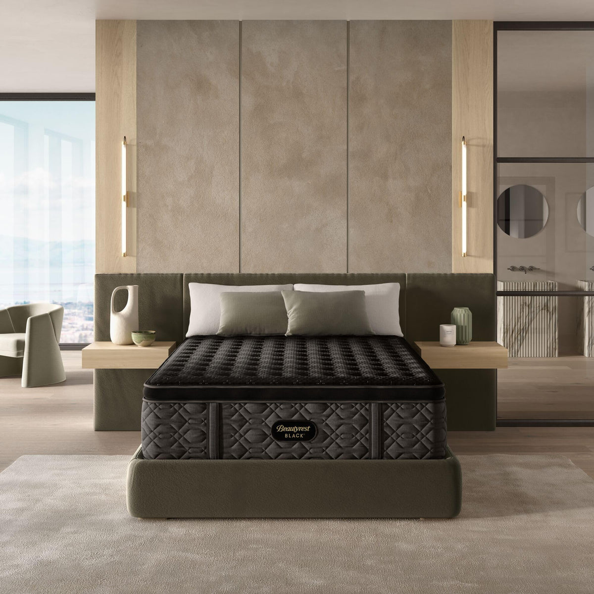 Beautyrest Black Series Three 15.25" Medium Queen Mattress