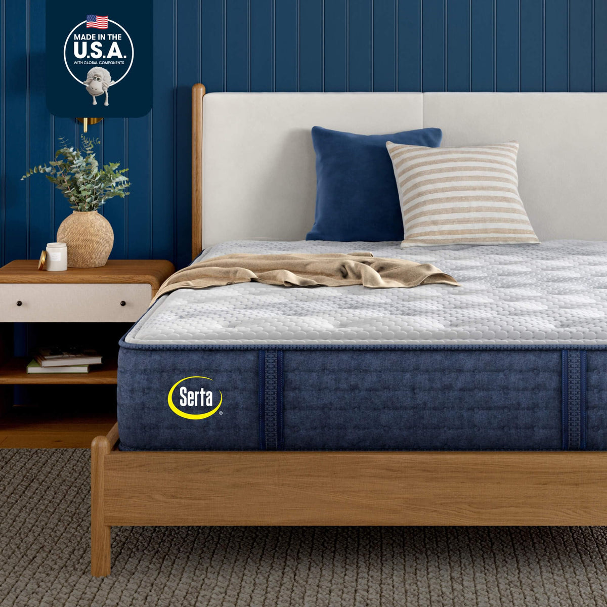 Serta iComfortPro - Buckingham 16" Plush Pillow Top King Foam Mattress