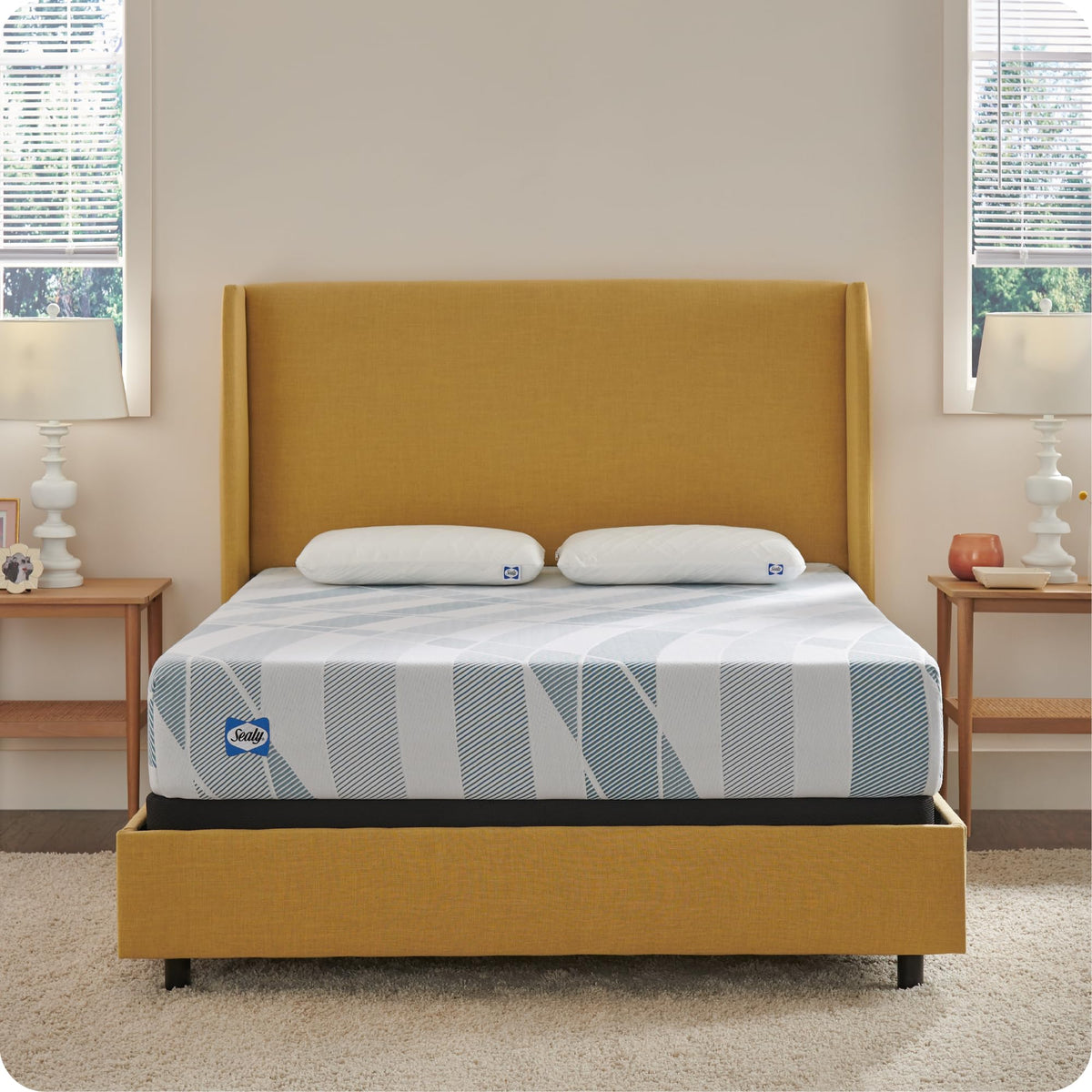Sealy Dreamlife 12” Hybrid Mattress-in-a-Box, Queen, SealyComfort Gel Memory Foam, SealyResponsive Encased Coils, Surface-Guard Technology