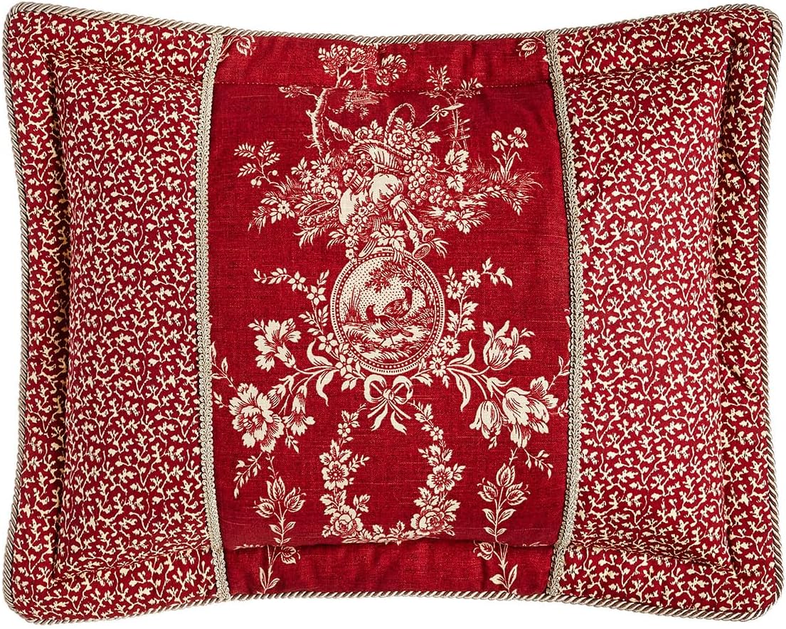 Sherry Kline French Country 3 Piece Comforter Set - King Red