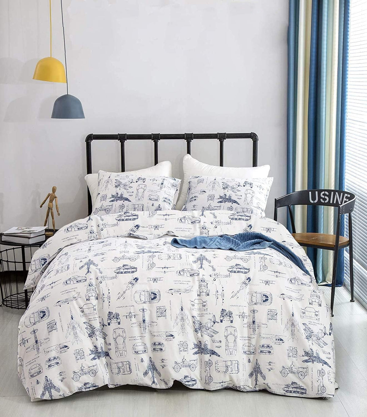 KAREVER White Fluffy Comforter Set Cal King Women Soft Durable Beddig Comforter Set MenLightweight Breathable California King