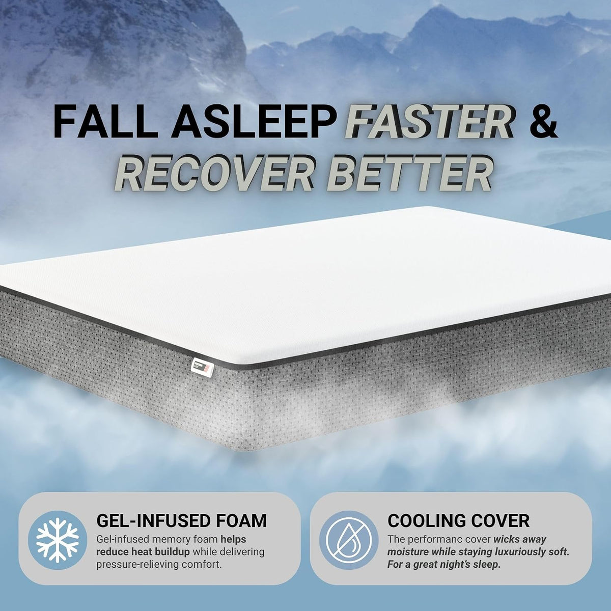 11-Inch Memory Foam Mattress, Queen