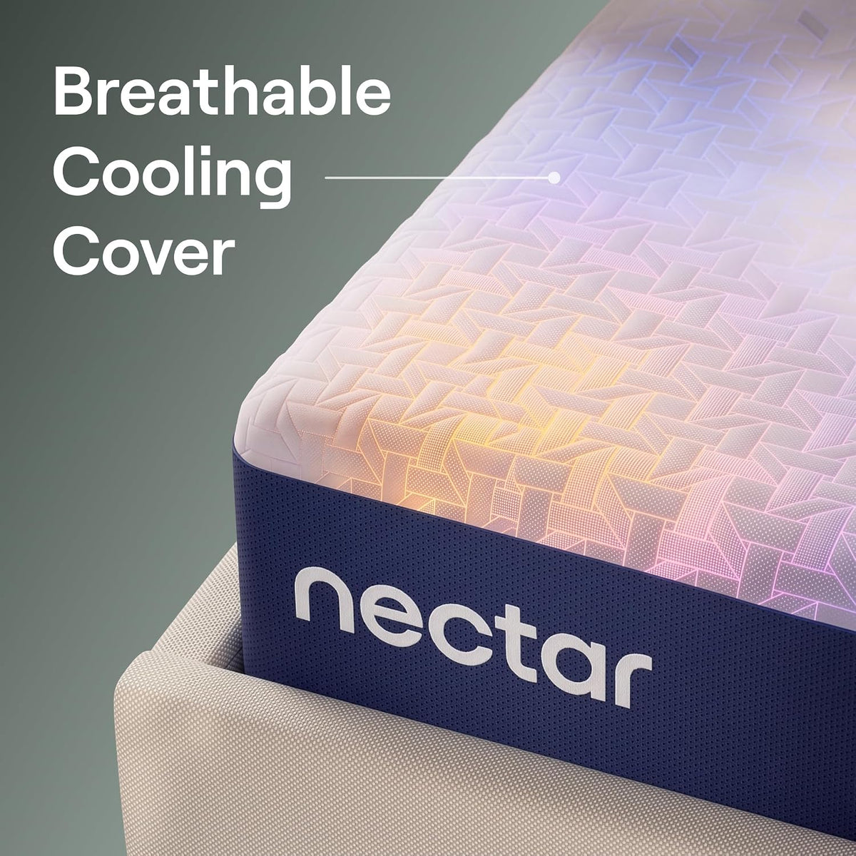 Nectar Premier 13” Memory Foam Mattress, Queen, Medium Firm, 1-Year Trial