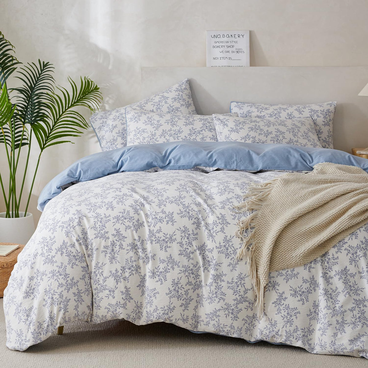 Black Grid Comforter Set Queen Soft Luxury Washed Microfiber 3 Pieces Bedding Set, White Grey Grid Pattern Comforter with 2 Pillowcases Breathable Durable Comfy