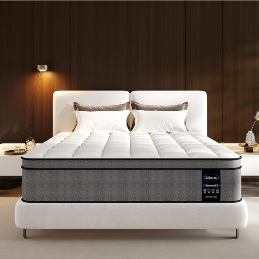 Twin XL Mattress, 12 inch XL Twin Hybrid Cooling Memory Foam Mattress in a Box, Luxury Bed Mattress XL Twin with Pocket Springs for Back Pain Relief, Edge Support, Motion Isolation, CertiPUR-US
