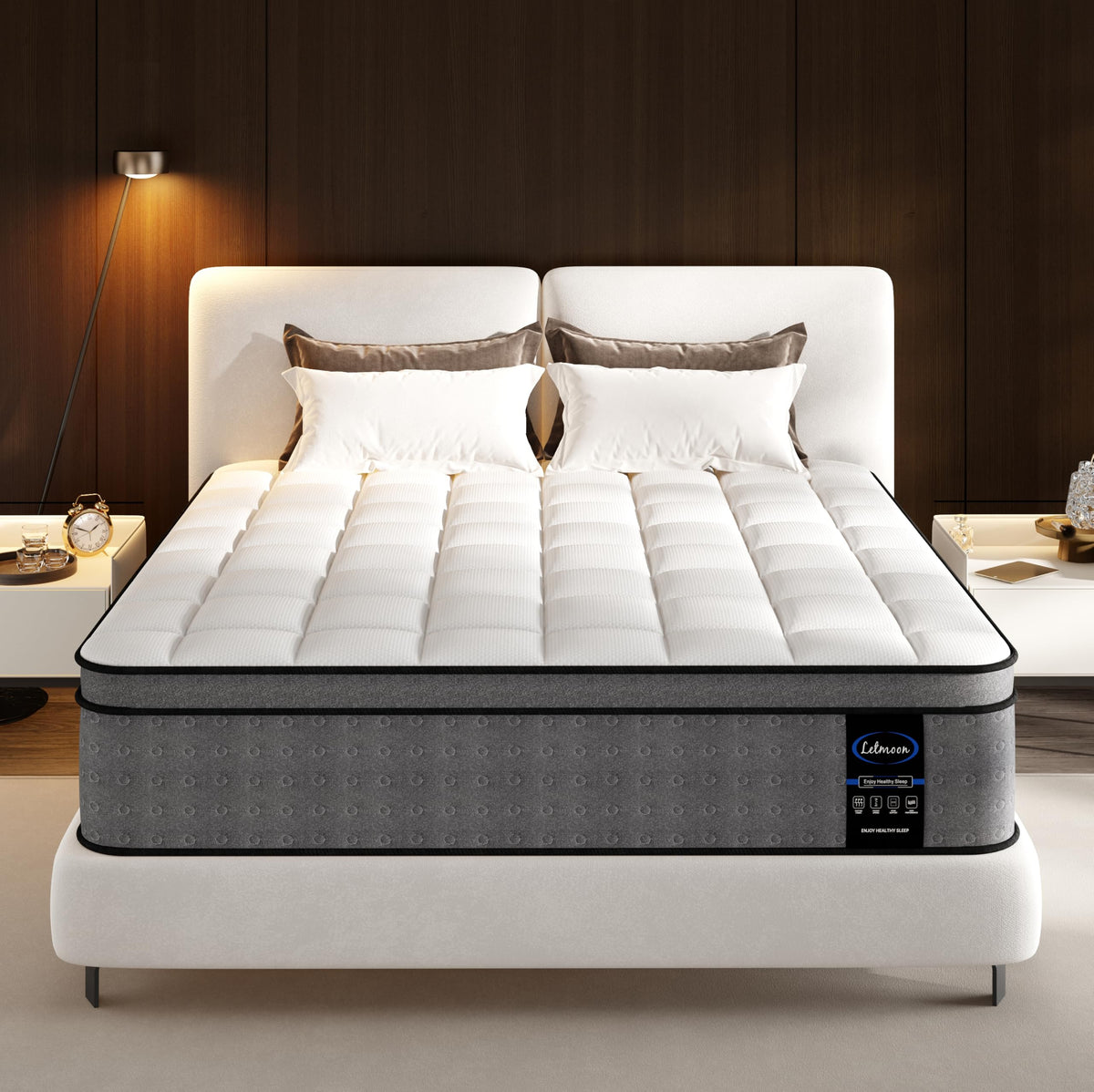 Twin XL Mattress, 12 inch XL Twin Hybrid Cooling Memory Foam Mattress in a Box, Luxury Bed Mattress XL Twin with Pocket Springs for Back Pain Relief, Edge Support, Motion Isolation, CertiPUR-US