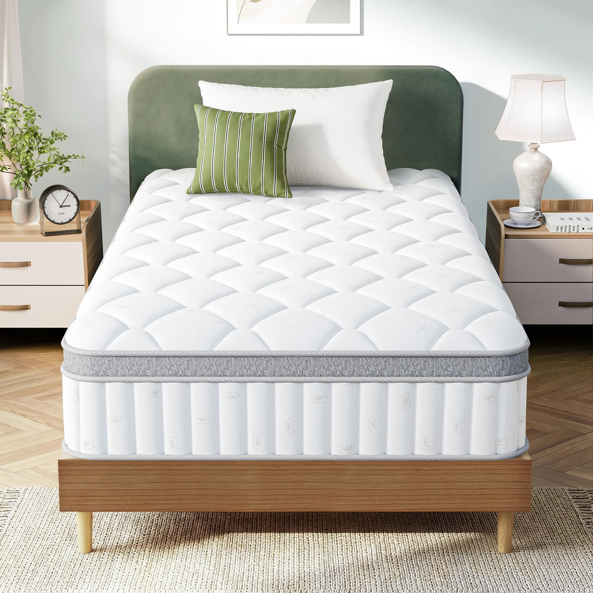 GAESTE Full Size 8 Inch Cooling Gel Memory Foam Mattress, Medium Feel