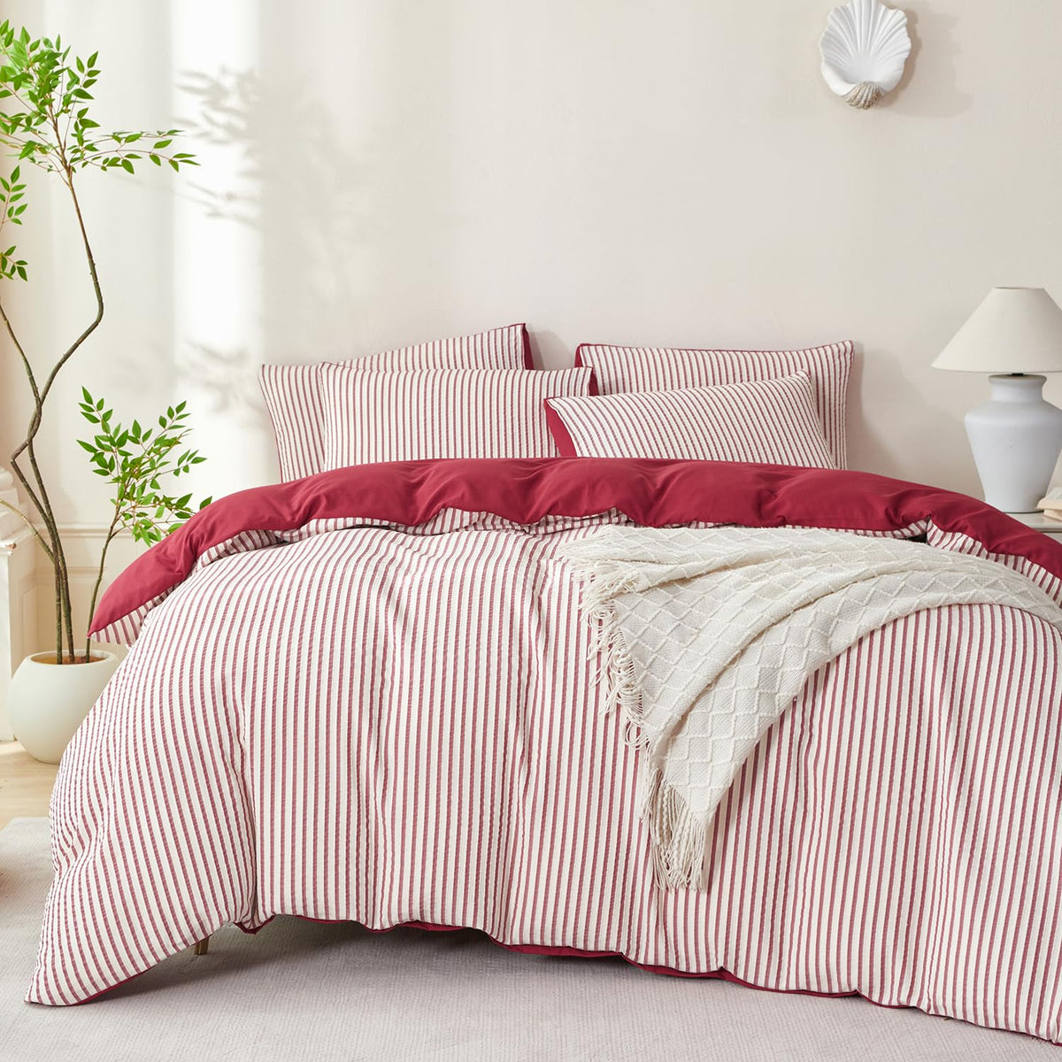 Black Grid Comforter Set Queen Soft Luxury Washed Microfiber 3 Pieces Bedding Set, White Grey Grid Pattern Comforter with 2 Pillowcases Breathable Durable Comfy