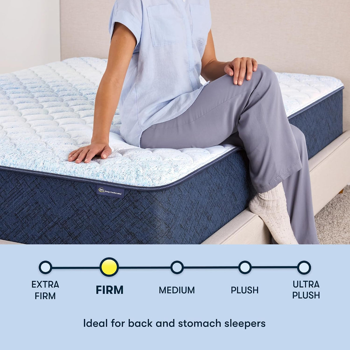 Serta Sleeptrue Firm 12" Queen Memory Foam Mattress in a Box