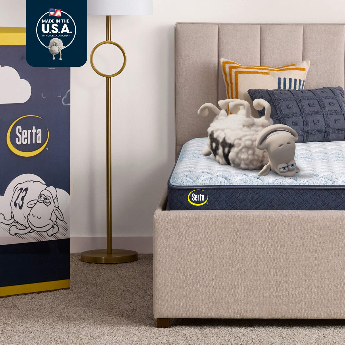 Serta Sleeptrue Firm 12" Queen Memory Foam Mattress in a Box