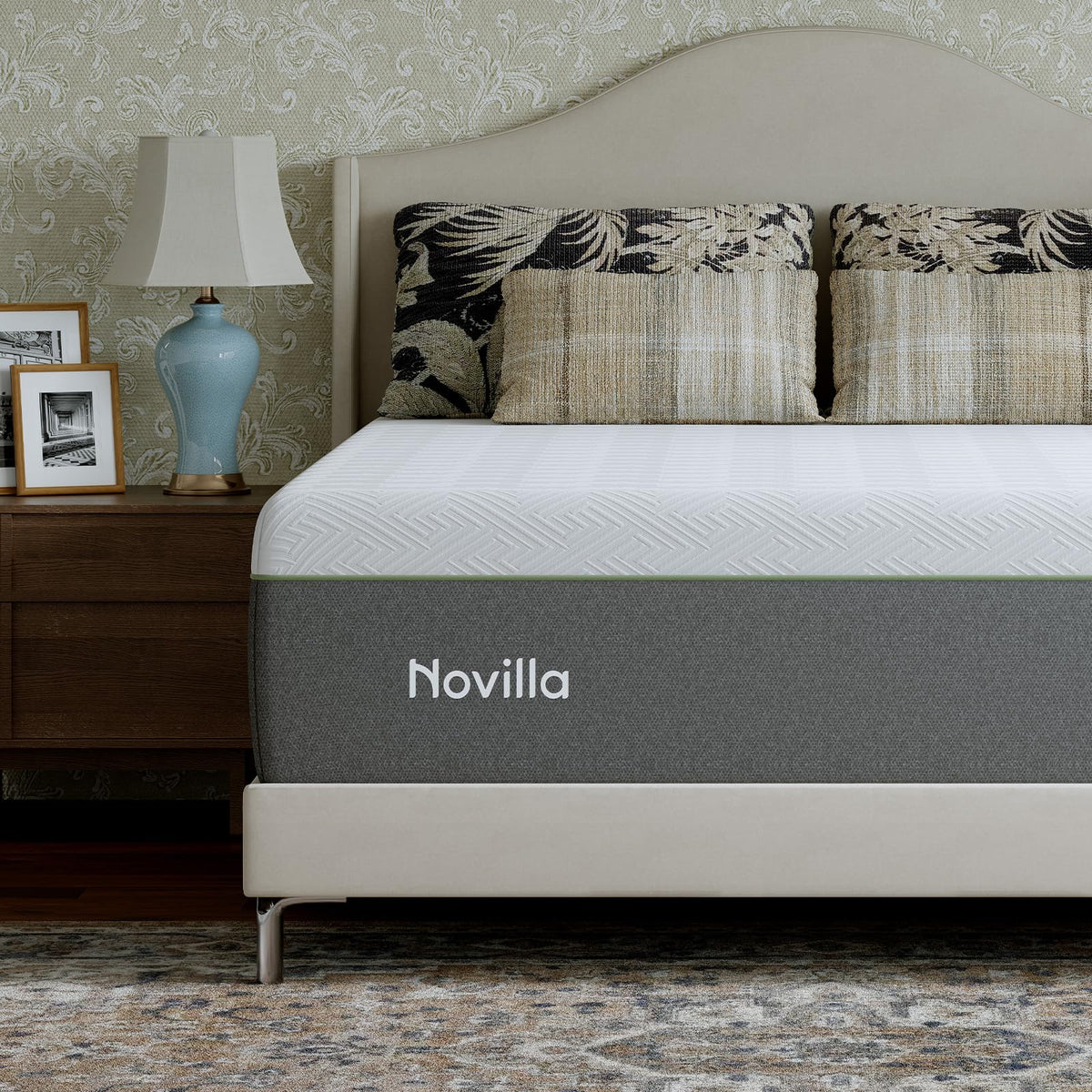 Novilla Bliss Queen Size Mattress, 12 Inch Gel Memory Foam Mattress Queen