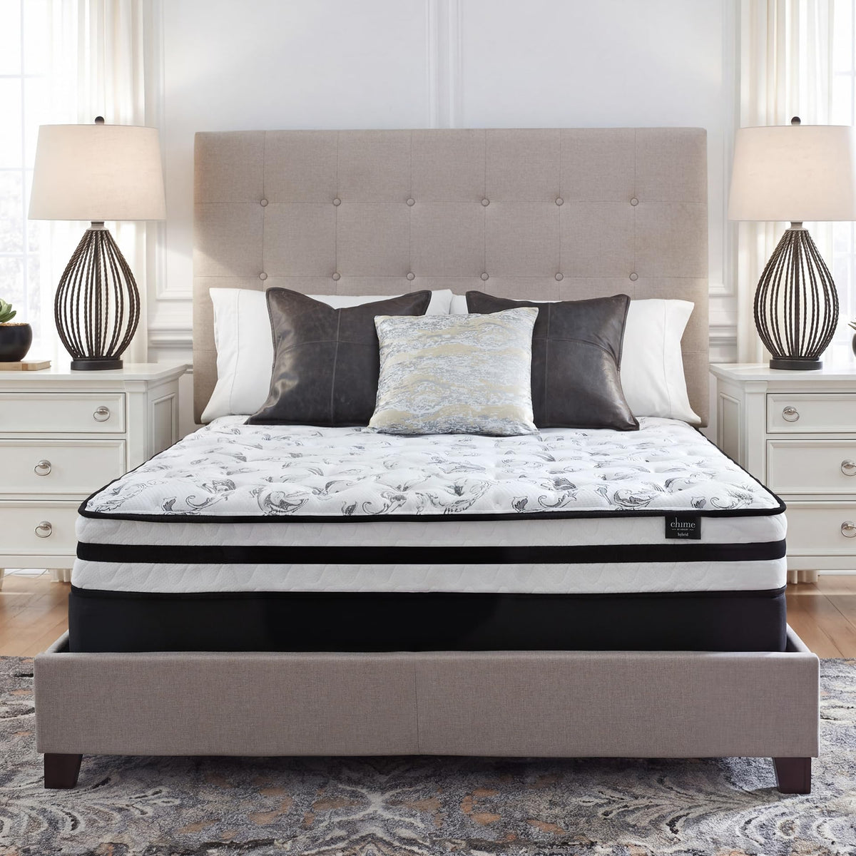 Signature Design by Ashley 12 Inch Hybrid King Mattress in a Box