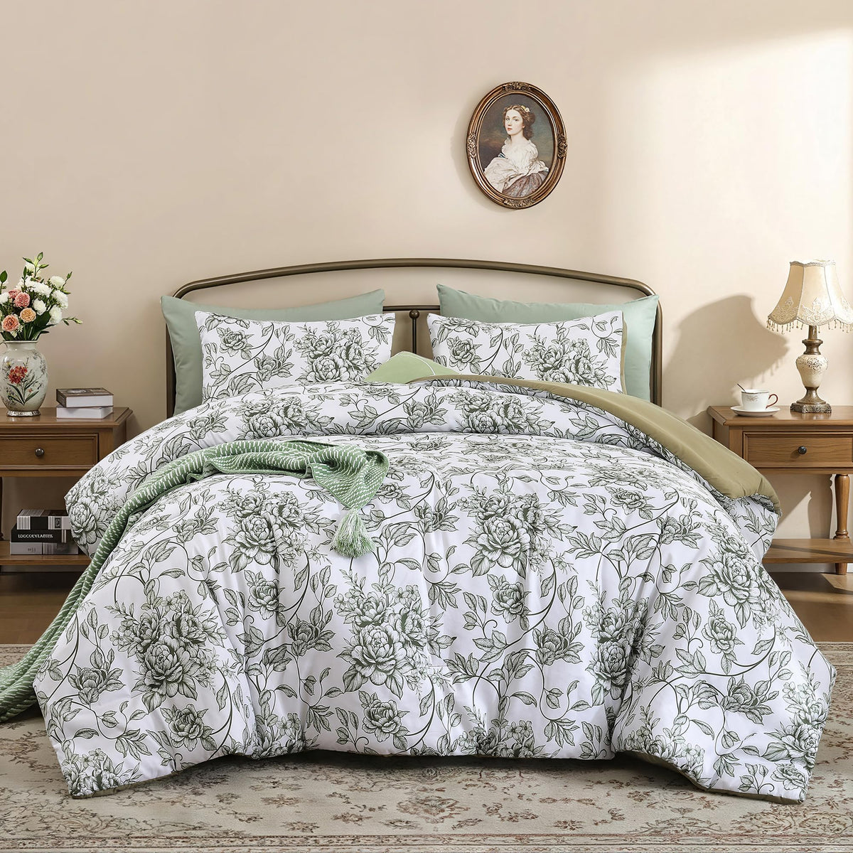 Cheetah Print Comforter Set Queen, Luxury Leopard Print Bedding, Brown