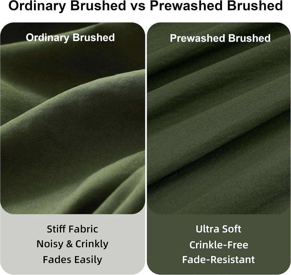 Comforters Queen Size 7 Pieces, Dark Green Bed Set